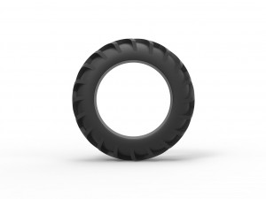 Tractor tire 19 Scale 1 to 25 3D 프린트 모델