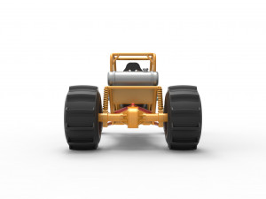 Dirt Dragster Scale 1 to 25 Model Cetak 3D
