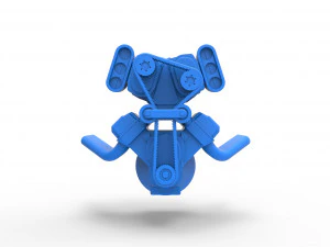 Engine V8 with double supercharger Version 7 Scale 1 to 25 3D Print Model