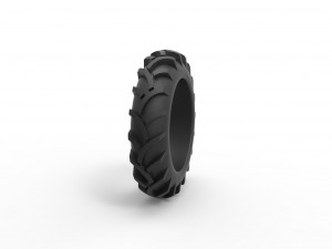 Tractor tire 20 Scale 1 to 25 3D Druckmodell