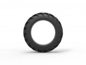 Tractor tire 20 Scale 1 to 25 3D Print Model
