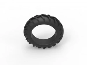 Tractor tire 20 Scale 1 to 25 3D Print Model