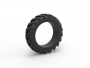 Tractor tire 21 Scale 1 to 25 Modelo de impresión 3D