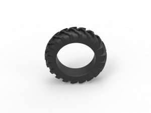 Tractor tire 21 Scale 1 to 25 3D प्रिंट मॉडल