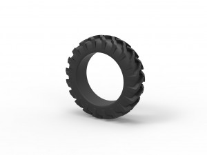 Tractor tire 21 Scale 1 to 25 3D प्रिंट मॉडल