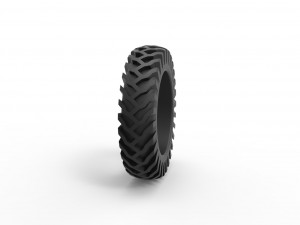 Tractor tire 22 Scale 1 to 25 3D Принт Модель