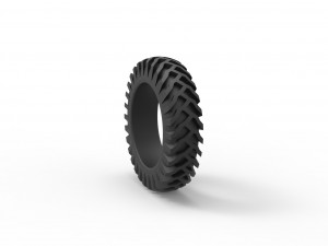 Tractor tire 22 Scale 1 to 25 3D Принт Модель