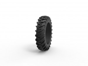 Tractor tire 23 Scale 1 to 25 3D 打印模型