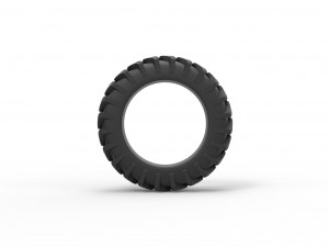 Tractor tire 23 Scale 1 to 25 3D 打印模型