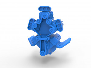 Engine V8 with triple supercharger Version 4 Scale 1 to 25 3D Print Model