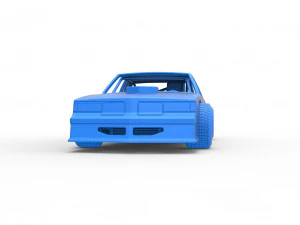 Carro de corrida vintage, modelo antigo, escala 1 a 25 Modelo de Impressão 3D