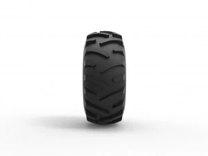Offroad tire 122 Scale 1 to 25 3D Print Model