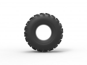 Offroad tire 122 Scale 1 to 25 Modello di stampa 3D