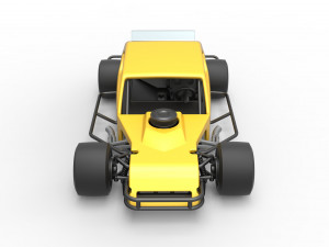 Vintage Asphalt Modified stock car V2 Scale 1 to 25 Modello di stampa 3D
