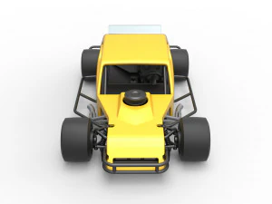 Stock car V2 modificado em asfalto vintage escala 1 a 25 Modelo de Impressão 3D