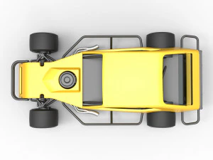 Stock car V2 modificado em asfalto vintage escala 1 a 25 Modelo de Impressão 3D