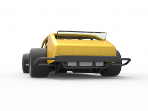 Vintage Asphalt Modified stock car V2 Scale 1 to 25 Modello di stampa 3D