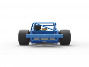 Vintage Asphalt Modified stock car Base Scale 1 to 25 3D Baskı Modeli