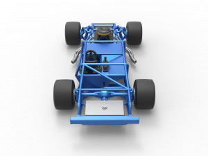 Vintage Asphalt Modified stock car Base Scale 1 to 25 3D Baskı Modeli