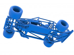 Vintage Asphalt Modified stock car Base Scale 1 to 25 3D Baskı Modeli