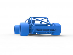 Vintage Asphalt Modified stock car Base Scale 1 to 25 3D Baskı Modeli