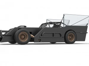 Figure 8 Modified stock car Scale 1 to 25 3D Print Model
