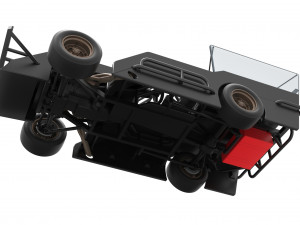 Figure 8 Modified stock car Scale 1 to 25 3Dプリントモデル