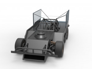 Figure 8 Modified stock car Scale 1 to 25 3Dプリントモデル