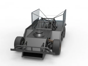 Figure 8 Modified stock car Scale 1 to 25 3D Print Model