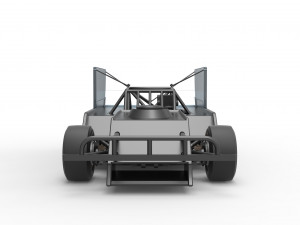 Figure 8 Modified stock car Scale 1 to 25 3Dプリントモデル