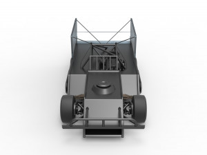 Figure 8 Modified stock car Scale 1 to 25 3Dプリントモデル