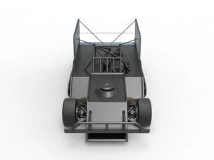Figure 8 Modified stock car Scale 1 to 25 3D Print Model