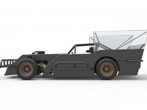Figure 8 Modified stock car Scale 1 to 25 3Dプリントモデル