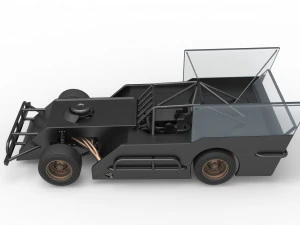 Figure 8 Modified stock car Scale 1 to 25 3D Print Model