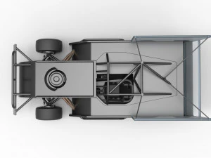 Figure 8 Modified stock car Scale 1 to 25 3D Print Model