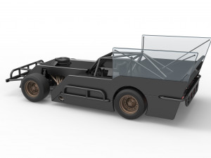 Figure 8 Modified stock car Scale 1 to 25 3Dプリントモデル