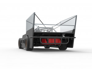 Figure 8 Modified stock car Scale 1 to 25 3Dプリントモデル