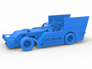 Figure 8 Modified stock car Scale 1 to 25 3Dプリントモデル