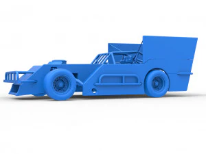 Figure 8 Modified stock car Scale 1 to 25 3D Print Model
