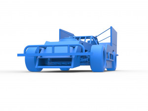 Figure 8 Modified stock car Scale 1 to 25 3Dプリントモデル