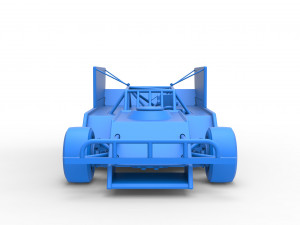 Figure 8 Modified stock car Scale 1 to 25 3Dプリントモデル