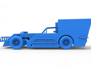 Figure 8 Modified stock car Scale 1 to 25 3D Print Model