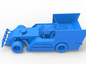 Figure 8 Modified stock car Scale 1 to 25 3Dプリントモデル