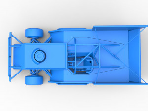 Figure 8 Modified stock car Scale 1 to 25 3Dプリントモデル
