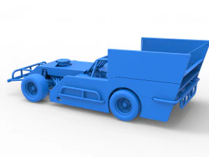 Figure 8 Modified stock car Scale 1 to 25 3D Print Model