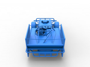 Figure 8 Modified stock car Scale 1 to 25 3Dプリントモデル