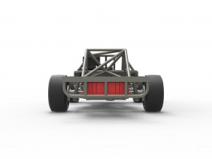 Outlaw Figure 8 Modified stock car Base Scale 1 to 25 Model Cetak 3D