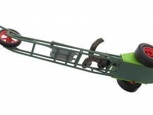 Three wheeled dragster with Rocket Turbine Scale 1 to 25 3D Print Model