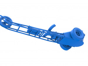 Three wheeled dragster with Rocket Turbine Scale 1 to 25 3D Print Model