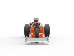 Rear engine old school three wheeled dragster Scale 1 to 25 3D-printmodel